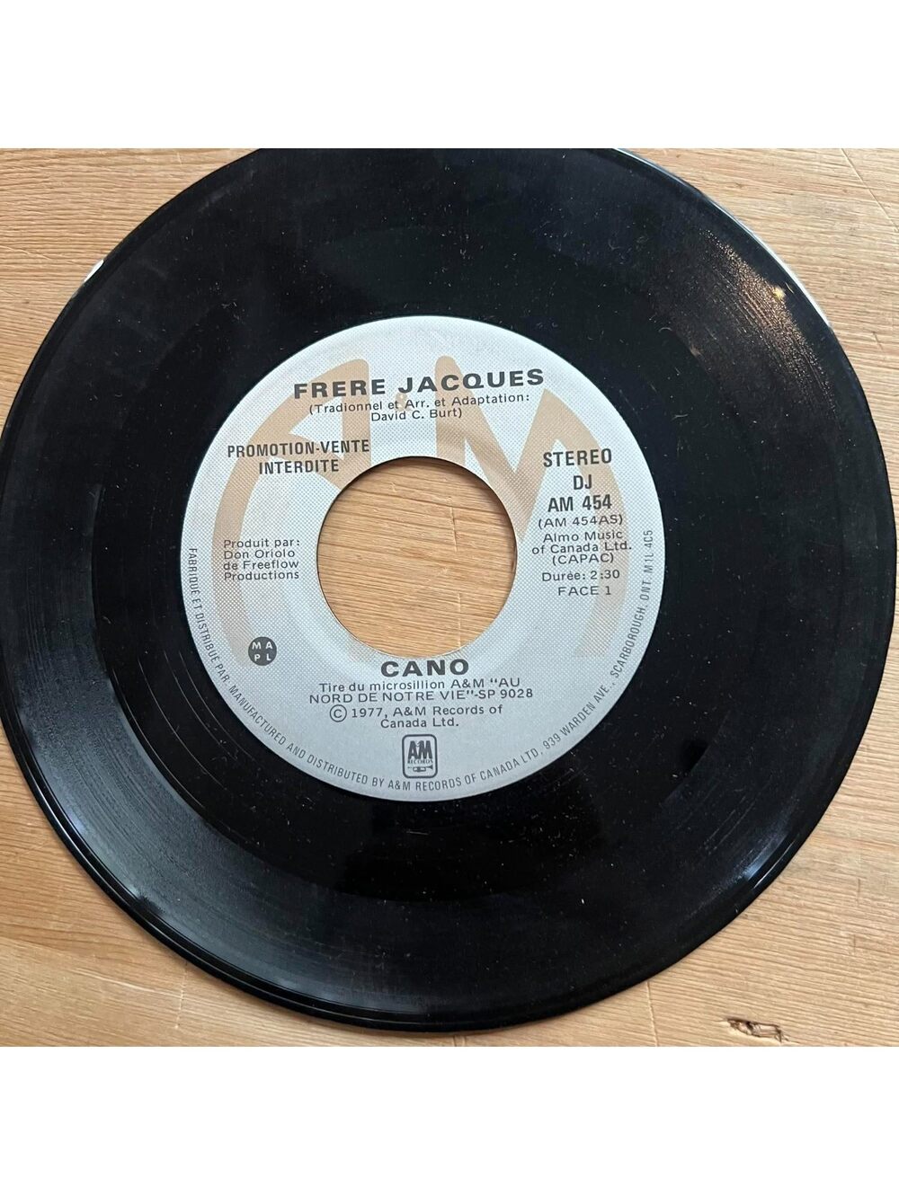 Frere Jacques - Cano 45rpm VG+ R18